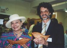 Woodfish prize recipients Sayers and Hutton