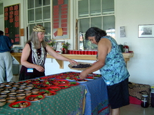 Native Foods prepared by Deb Bruce and Clarence Hostler